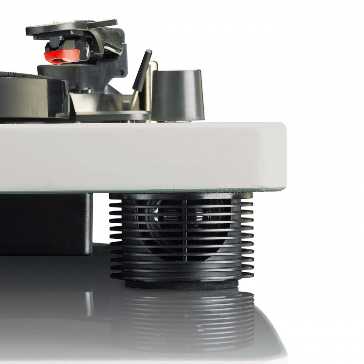 Lenco Skivspelare med inbyggda högtalare USB-kodning Grå