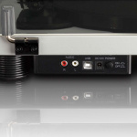 Lenco Skivspelare med inbyggda högtalare USB-kodning Grå