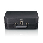 Lenco Retro Bluetooth® skivspelare med inbyggda högtalare Svart