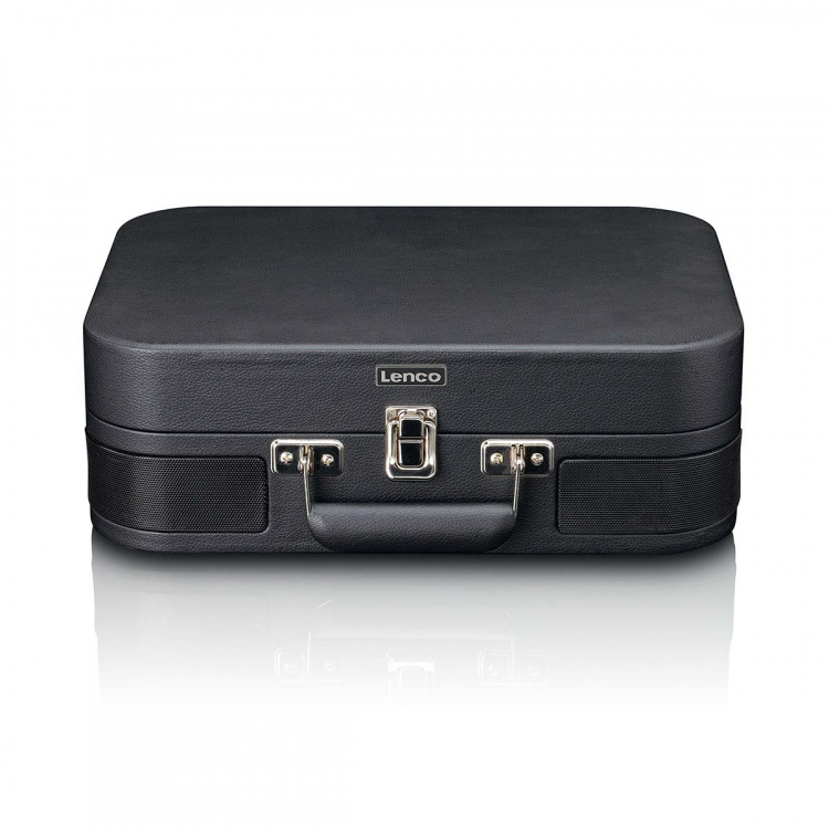 Lenco Retro Bluetooth® skivspelare med inbyggda högtalare Svart