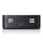 Lenco Retro Bluetooth® skivspelare med inbyggda högtalare Svart