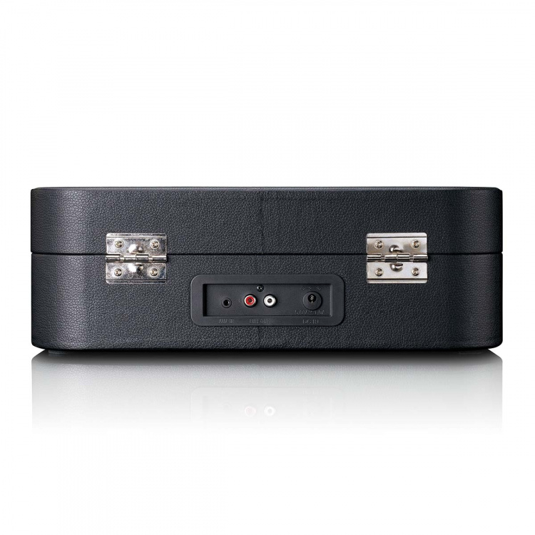 Lenco Retro Bluetooth® skivspelare med inbyggda högtalare Svart