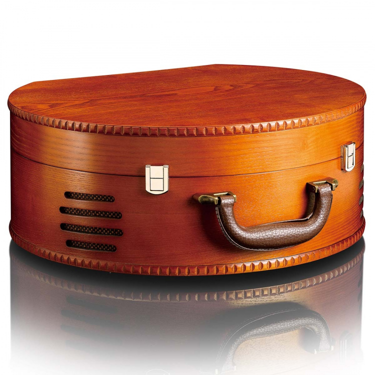 Lenco Retro skivspelare med 2 inbyggda högtalare Brun