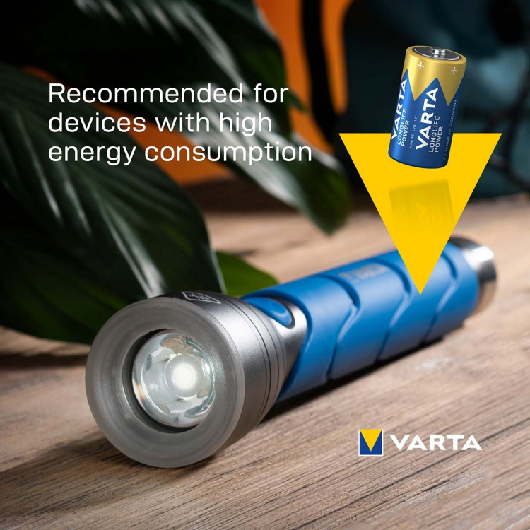 Varta Alkaliska Batterier C 1.5 V High Energy 2-Blister Varta Alkaliska Batterier C 1.5 V High Energy 2-Blister