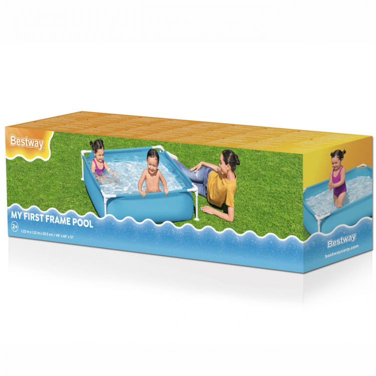 Bestway Pool My First Frame 1.22m x 1.22m x 30.5cm Bestway Pool My First Frame 1.22m x 1.22m x 30.5cm