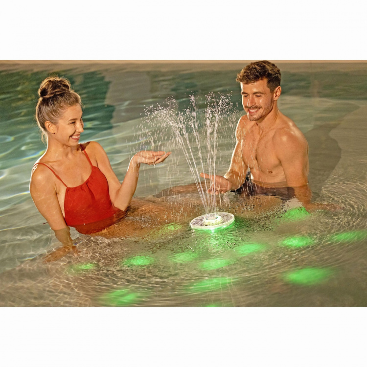 Bestway FloatBright Solcell LED Poolfontän Bestway FloatBright Solcell LED Poolfontän
