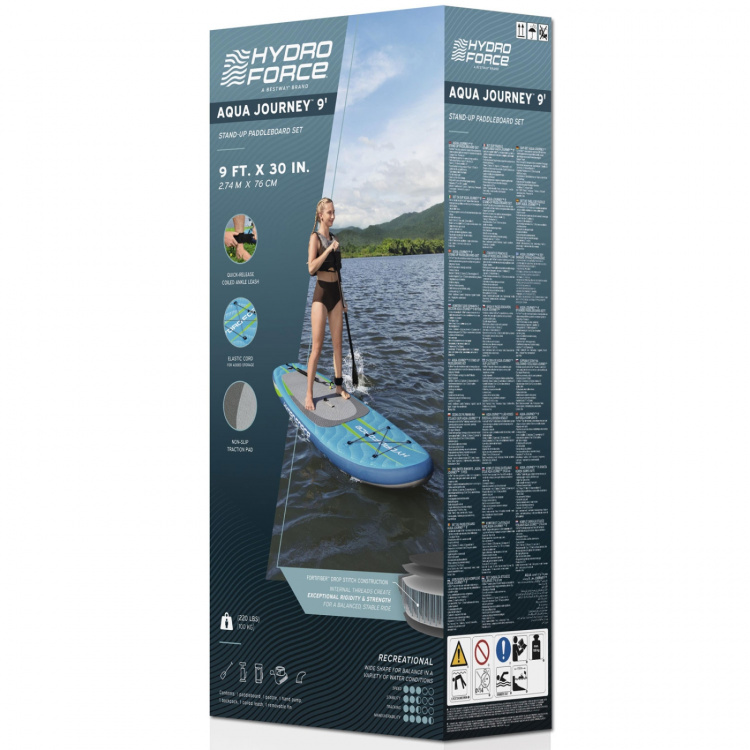 Bestway Stand-Up Paddleboard Set Aqua Journey 2.74m x 76cm x 12cm