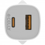 Celly Laddare 25W PD/QC Vit