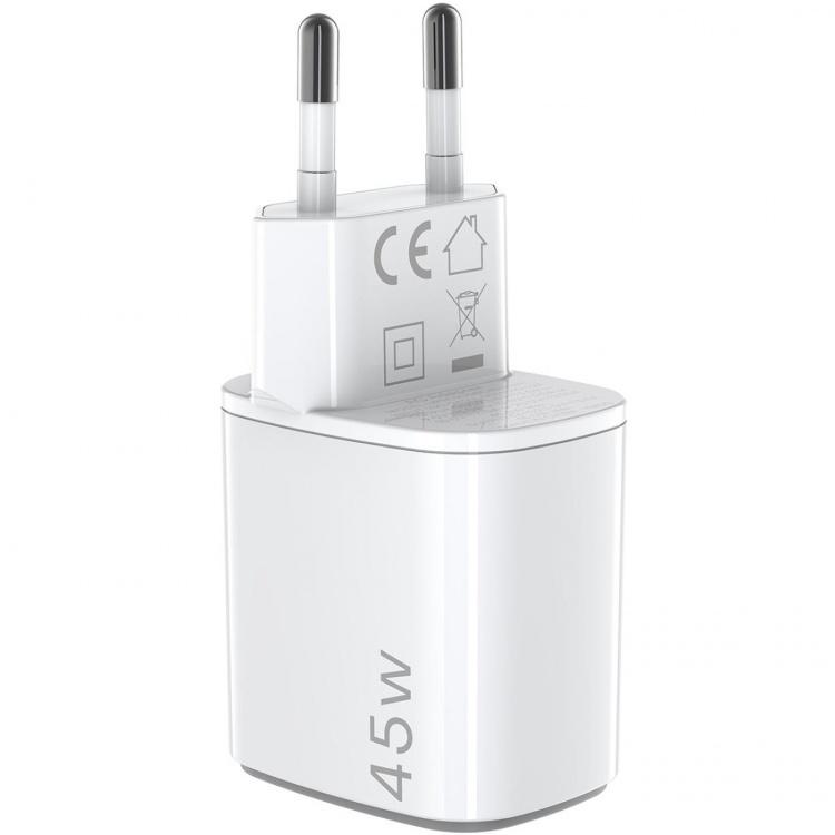Celly USB-laddare GaN 2 x USB-C PD 45W Celly USB-laddare GaN 2 x USB-C PD 45W