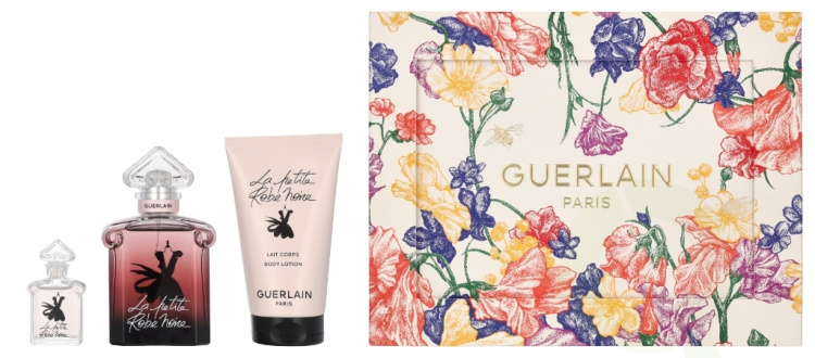 Guerlain La Petite Robe Noire Intense Giftset 130 ml Edp Spray 50ml/Body Lotion 75ml/Edp Spray 5ml