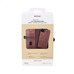 Buffalo Mobilplånbok 2in1 iPhone 16e 3 Kort MagSerie Premiumläder Brun