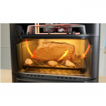 Midea Airfryer 2 i 1 Kombination med Ugn 6,4 + 4,4 Liter