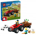 LEGO LEGO City - Röd lantbrukstraktor med släp och får (60461)