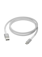 dbramante1928 Re-Charge Pro flätad kabel - USB-A till USB-C, 1,2 m - Vit