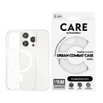CARE by PanzerGlass - Fodral Transparent med vit MagSafe - iPhone 15 Pro CARE by PanzerGlass - Fodral Transparent med vit MagSafe - iPhone 15 Pro