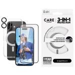 CARE by PanzerGlass - 3-i-1 keramikpaket - iPhone 16 CARE by PanzerGlass - 3-i-1 keramikpaket - iPhone 16