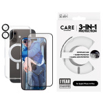 CARE by PanzerGlass - Feature 3-i-1 keramikpaket - iPhone 16 Plus CARE by PanzerGlass - Feature 3-i-1 keramikpaket - iPhone 16 Plus