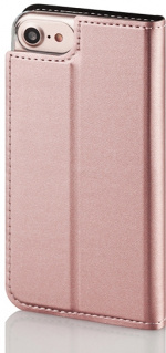 Wave BookCase skyddsfodral, iPhone 6 / 6s / 7 / 8 / SE, roséguld