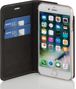 Wave BookCase skyddsfodral, iPhone 6 / 6s / 7 / 8 / SE, roséguld