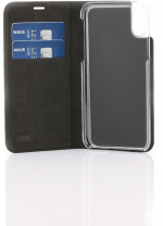 Wave BookCase skyddsfodral, iPhone X / Xs, svart