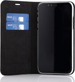 Wave BookCase skyddsfodral, iPhone XR, svart Wave BookCase skyddsfodral, iPhone XR, svart