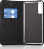 Wave BookCase skyddsfodral, Samsung Galaxy A7 (2018), svart