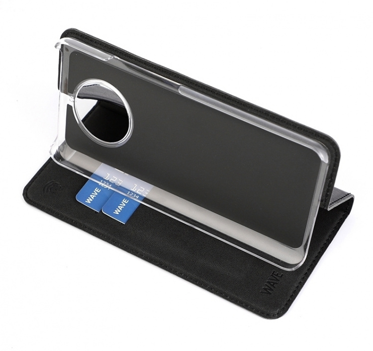 Wave BookCase skyddsfodral, Nokia 9 PureView, svart