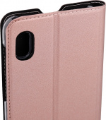 Wave BookCase skyddsfodral, Samsung Galaxy A10, roséguld