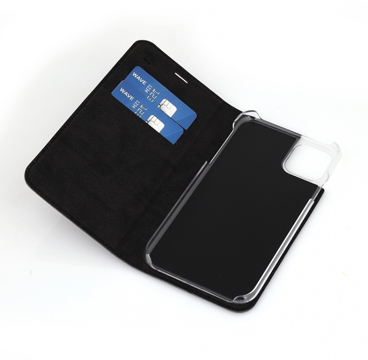 Wave BookCase skyddsfodral, iPhone 11, svart