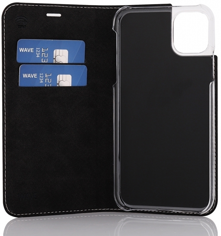 Wave BookCase skyddsfodral, iPhone 11, roséguld