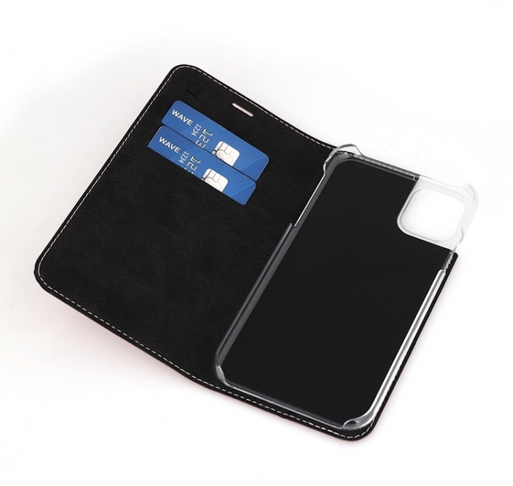 Wave BookCase skyddsfodral, iPhone 11, roséguld