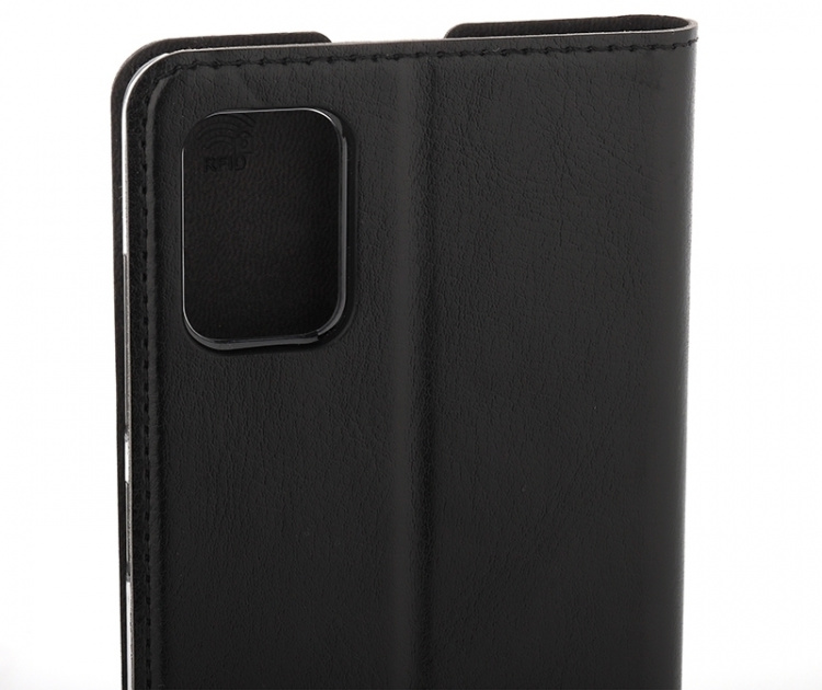 Wave BookCase skyddsfodral, Samsung Galaxy A51, svart Wave BookCase skyddsfodral, Samsung Galaxy A51, svart