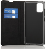 Wave BookCase skyddsfodral, Samsung Galaxy A51, svart Wave BookCase skyddsfodral, Samsung Galaxy A51, svart