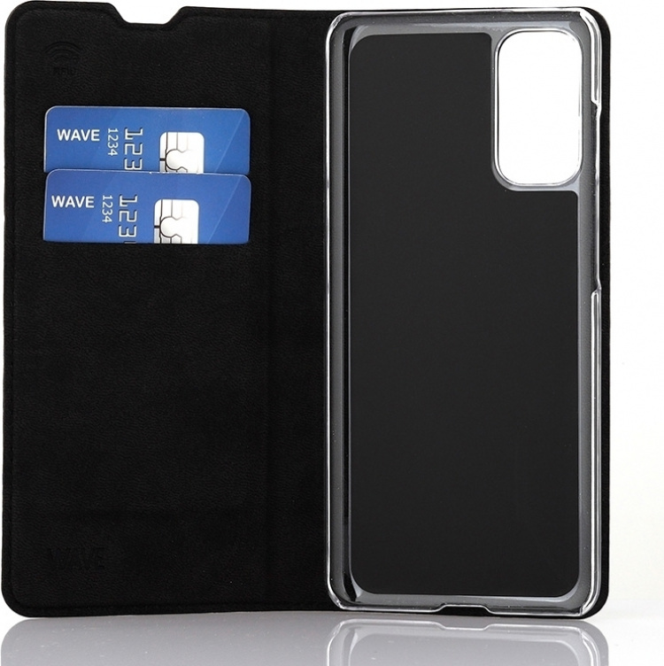 Wave BookCase skyddsfodral, Samsung Galaxy S20, svart Wave BookCase skyddsfodral, Samsung Galaxy S20, svart