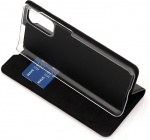 Wave BookCase skyddsfodral, Samsung Galaxy S20, svart Wave BookCase skyddsfodral, Samsung Galaxy S20, svart