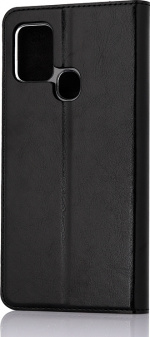 Wave BookCase skyddsfodral, Samsung Galaxy A21s, svart