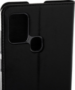 Wave BookCase skyddsfodral, Samsung Galaxy A21s, svart