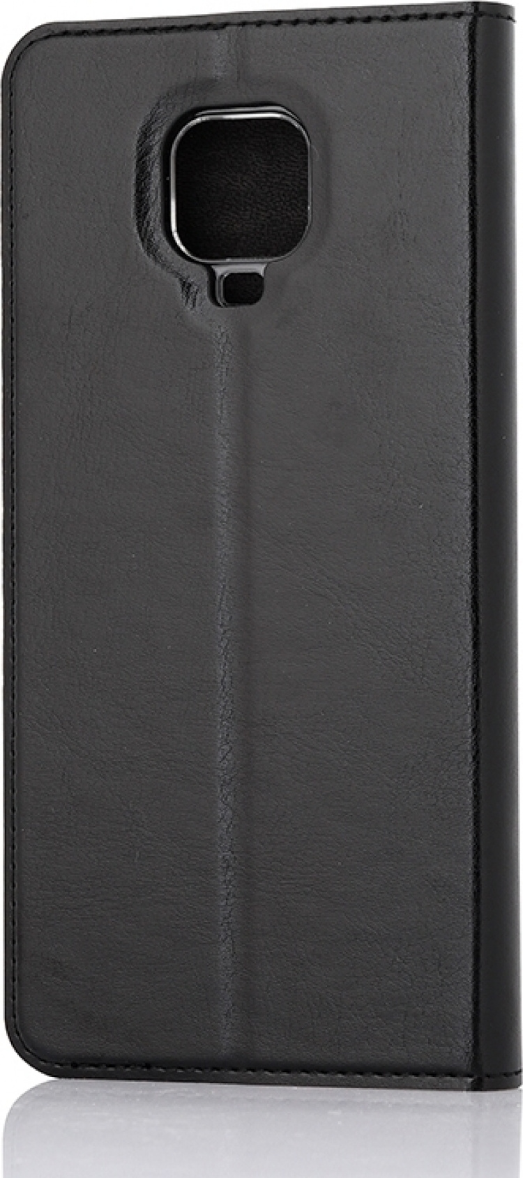 Wave BookCase skyddsfodral, Xiaomi Redmi Note 9 Pro, svart