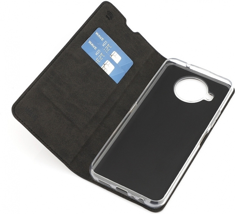 Wave BookCase skyddsfodral, Nokia 8.3 5G, svart Wave BookCase skyddsfodral, Nokia 8.3 5G, svart