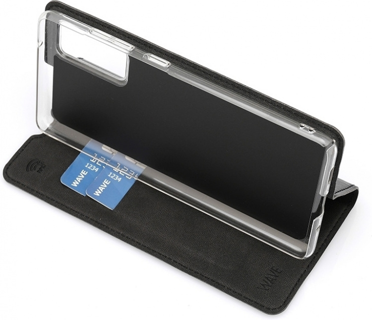 Wave BookCase skyddsfodral, Samsung Galaxy S20 FE 5G / Galaxy S20 FE, svart