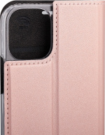 Wave BookCase skyddsfodral, iPhone 12 mini, roséguld
