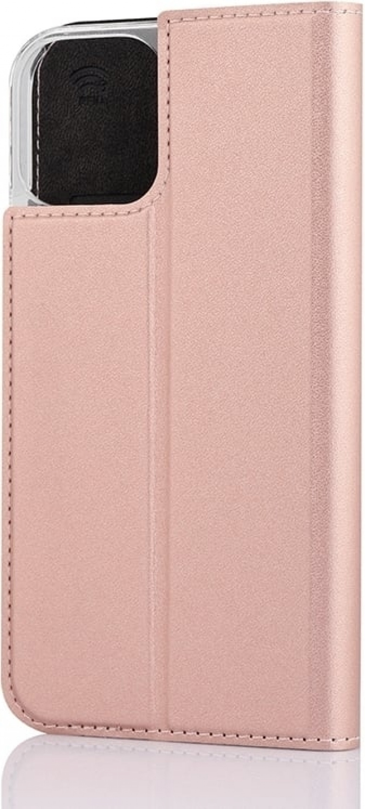Wave BookCase iPhone 12 Pro / iPhone 12 Fodral, roséguld Wave BookCase iPhone 12 Pro / iPhone 12 Fodral, roséguld