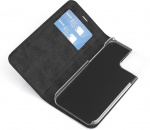 Wave BookCase Fodral, iPhone 12 Pro / iPhone 12, svart Wave BookCase Fodral, iPhone 12 Pro / iPhone 12, svart