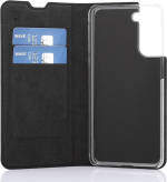 Wave BookCase skyddsfodral, Samsung Galaxy S21, svart Wave BookCase skyddsfodral, Samsung Galaxy S21, svart