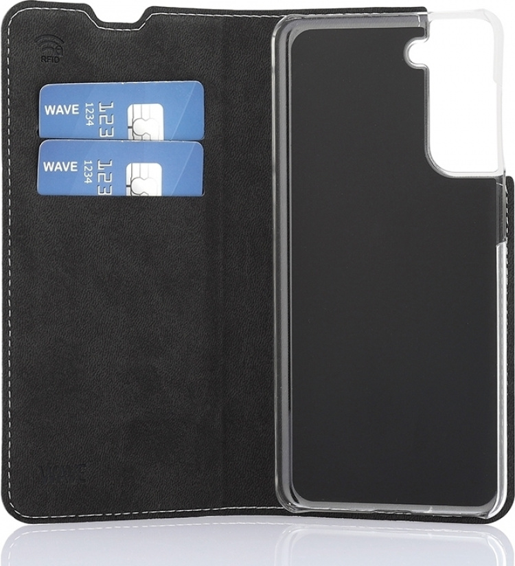 Wave BookCase skyddsfodral, Samsung Galaxy S21, roséguld Wave BookCase skyddsfodral, Samsung Galaxy S21, roséguld