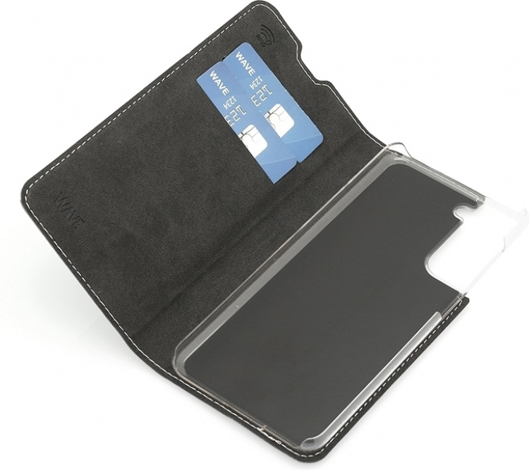 Wave BookCase skyddsfodral, Samsung Galaxy S21, roséguld Wave BookCase skyddsfodral, Samsung Galaxy S21, roséguld