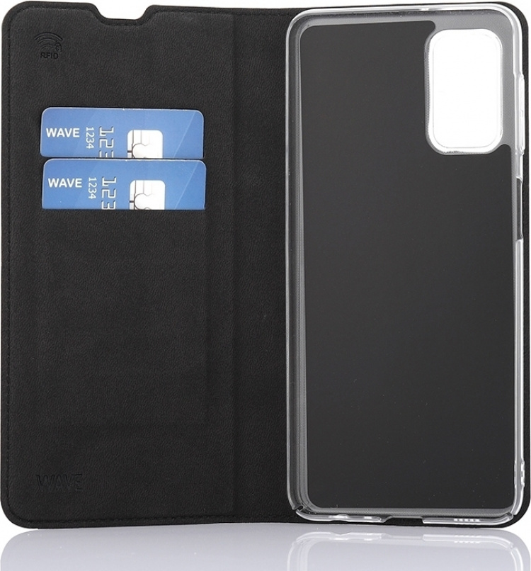 Wave BookCase skyddsfodral, Samsung Galaxy A32 5G, svart Wave BookCase skyddsfodral, Samsung Galaxy A32 5G, svart