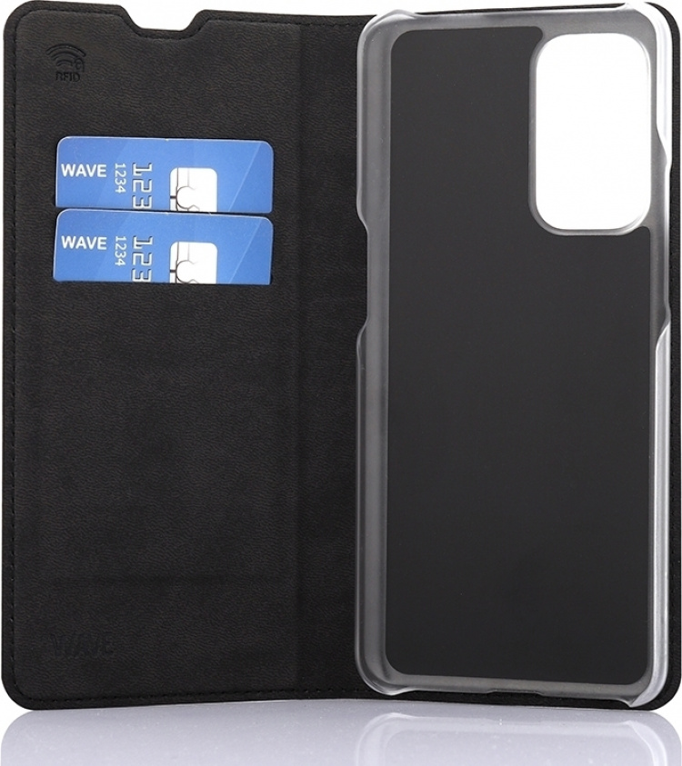 Wave BookCase skyddsfodral, OnePlus 9, svart Wave BookCase skyddsfodral, OnePlus 9, svart