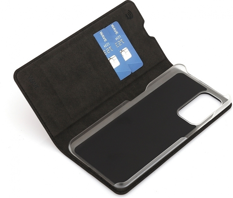 Wave BookCase skyddsfodral, OnePlus 9, svart Wave BookCase skyddsfodral, OnePlus 9, svart