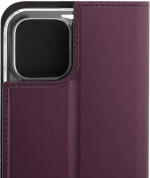 Wave BookCase skyddsfodral, iPhone 12 / 12 Pro, Smoky Sangria Wave BookCase skyddsfodral, iPhone 12 / 12 Pro, Smoky Sangria